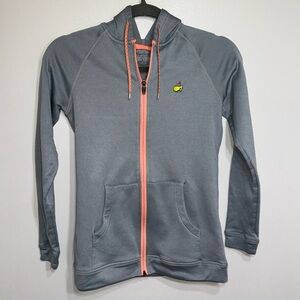 Masters Gray Hoodie with Pink Accents